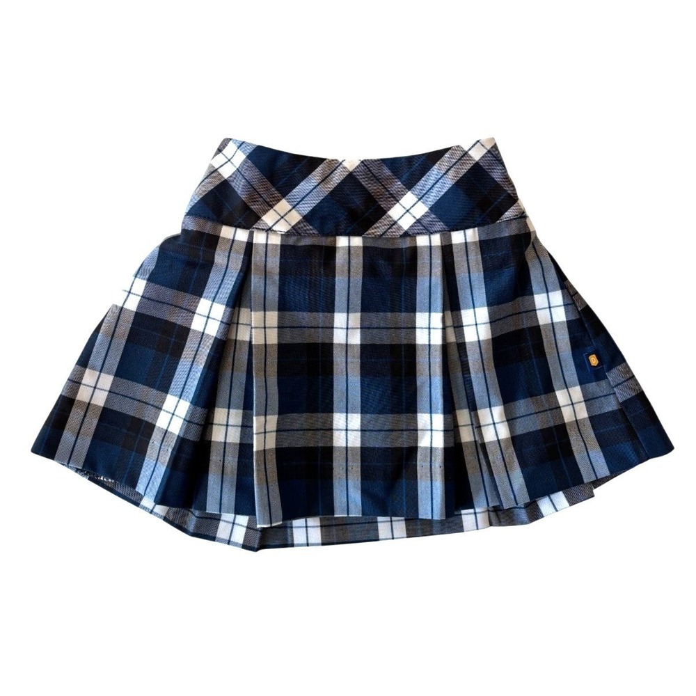 Dennis Plaid Skort Girls G4 Pleated School Uniform Church Preppy‎ 033450 NWOT